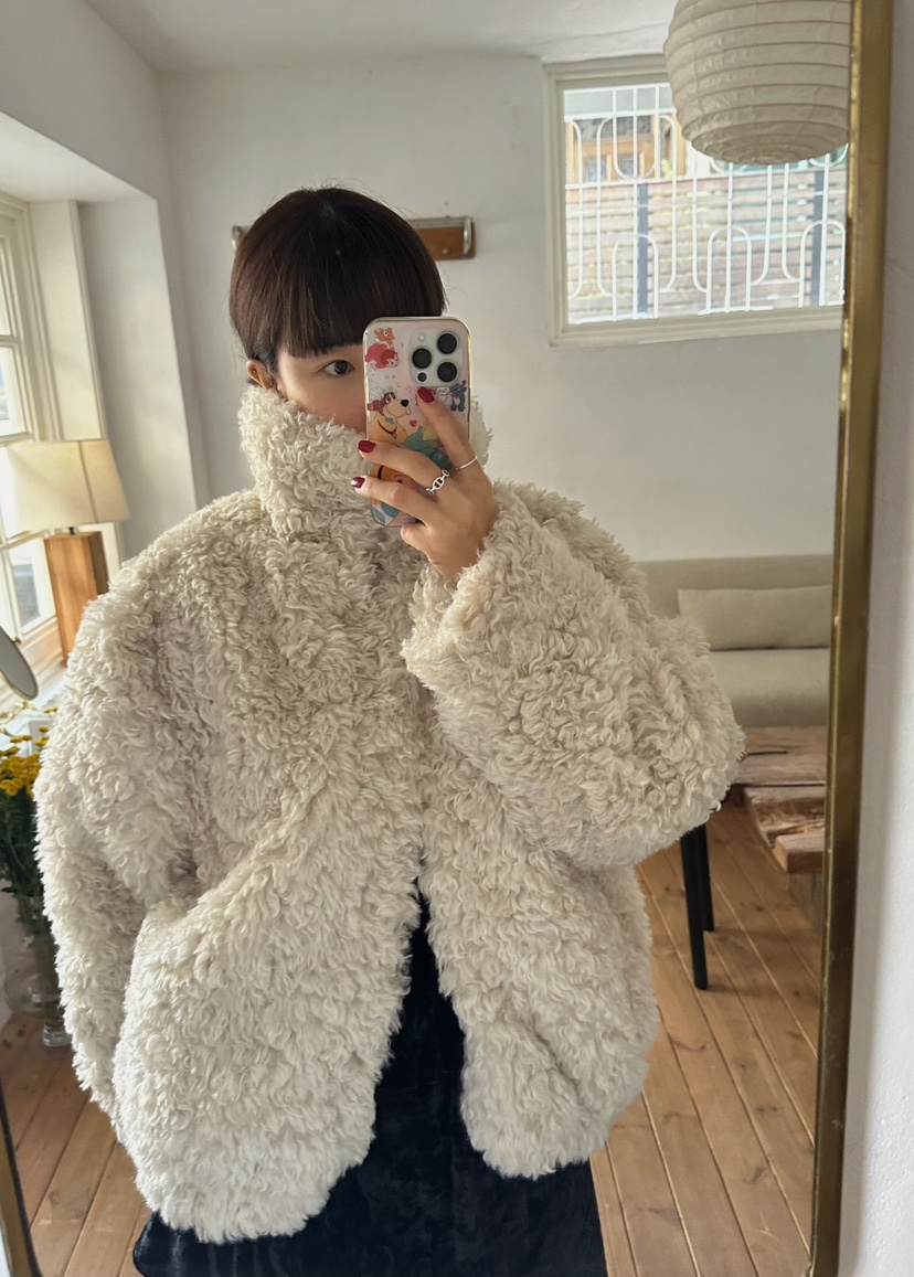 BYRING直郵韓國代購女裝新款真品熱賣推薦休閑時尚短款大衣BYRING短款大衣