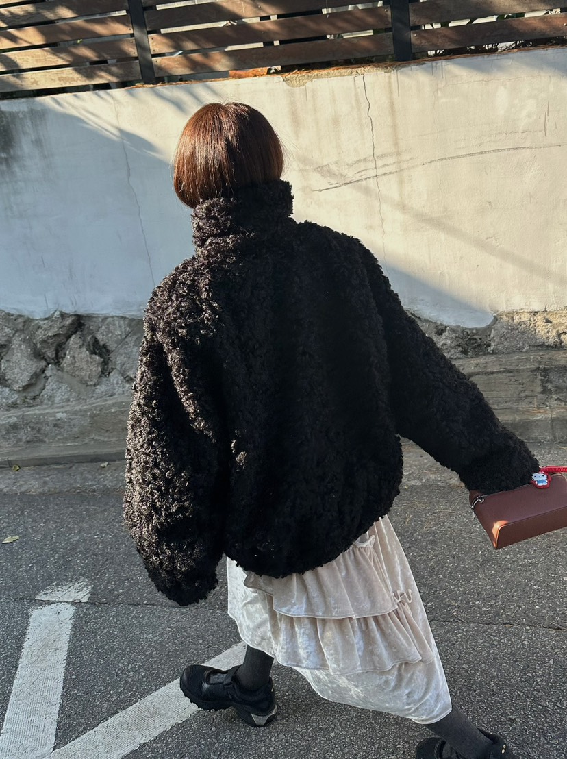 BYRING直郵韓國代購女裝新款真品熱賣推薦休閑時尚短款大衣BYRING短款大衣