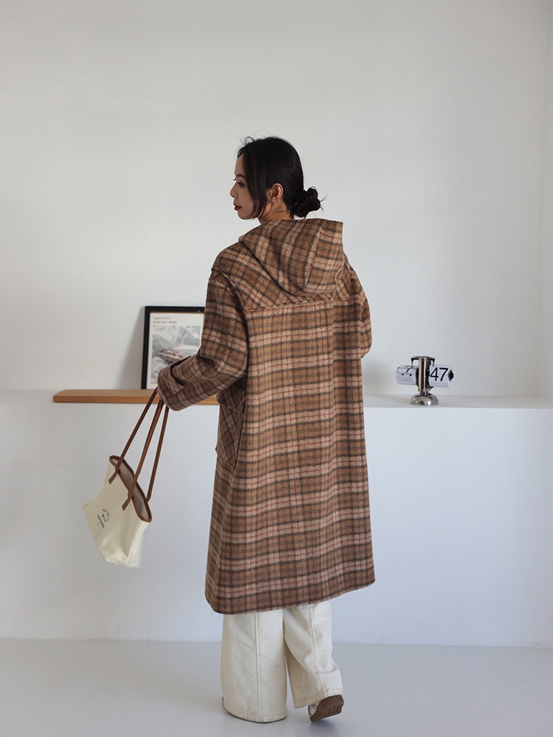 BANI BLUBH韓國直郵東大門代購女裝新款真品時尚中長款大衣BANI BLUSH中長款大衣