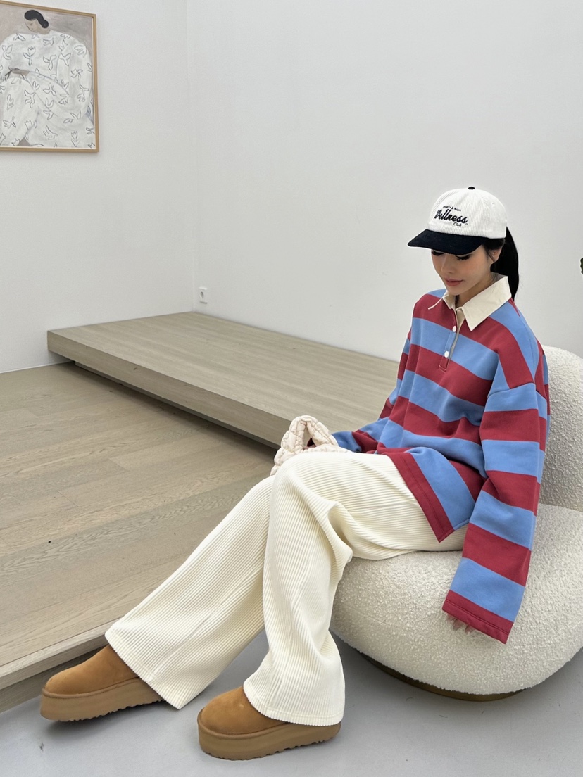 GLAM MOCHA韓國直郵東大門實拍女裝新品24秋冬休閑長袖T恤SIERRA長袖T恤