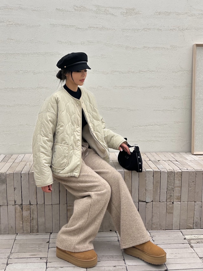 GLAM MOCHA韓國直郵女裝新款熱賣真品職業時尚24秋冬短款棉服SIERRA短款棉服