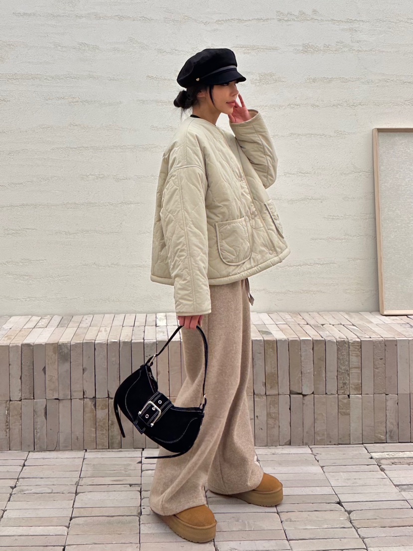 GLAM MOCHA韓國直郵女裝新款熱賣真品職業時尚24秋冬短款棉服SIERRA短款棉服