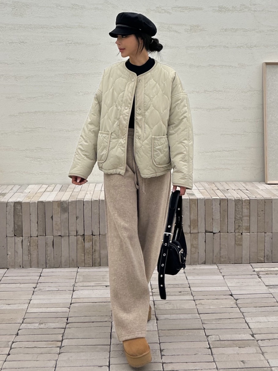 GLAM MOCHA韓國直郵女裝新款熱賣真品職業時尚24秋冬短款棉服SIERRA短款棉服