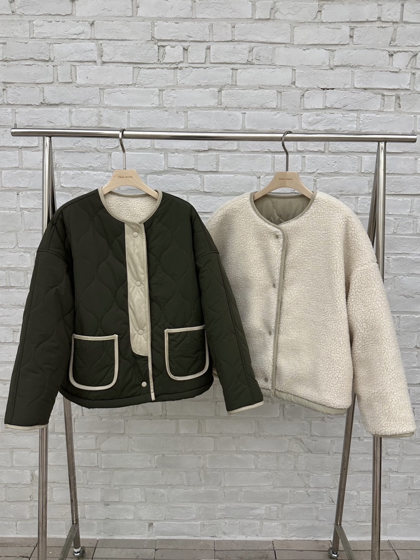 GLAM MOCHA韓國直郵女裝新款熱賣真品職業時尚24秋冬短款棉服SIERRA短款棉服