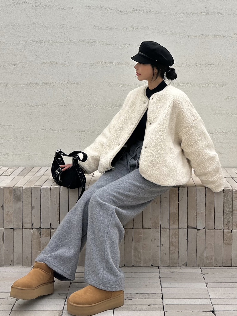 GLAM MOCHA韓國直郵女裝新款熱賣真品職業時尚24秋冬短款棉服SIERRA短款棉服