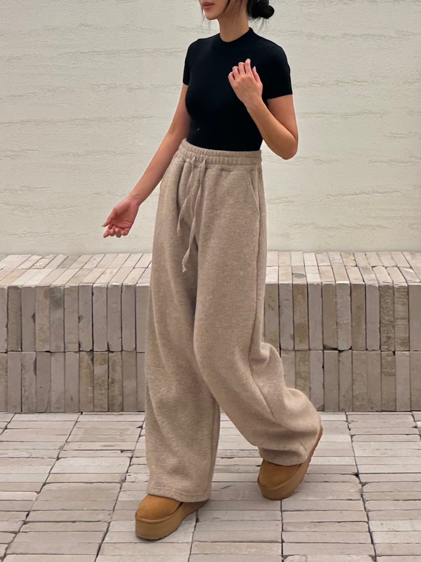 GLAM MOCHA直郵韓國代購女裝新品真品24秋冬人氣休閑褲羊毛SIERRA休閑褲