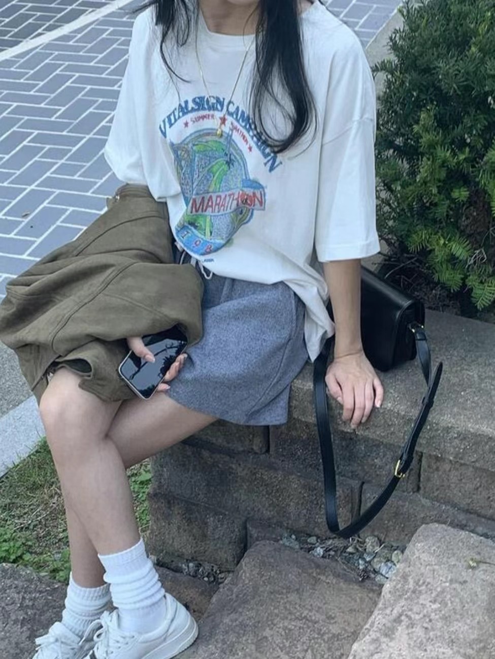 LOVEMEMORE韓國直郵東大門代購女裝新品時尚休閑推薦熱賣T恤LOVEMEMORET恤圖色2