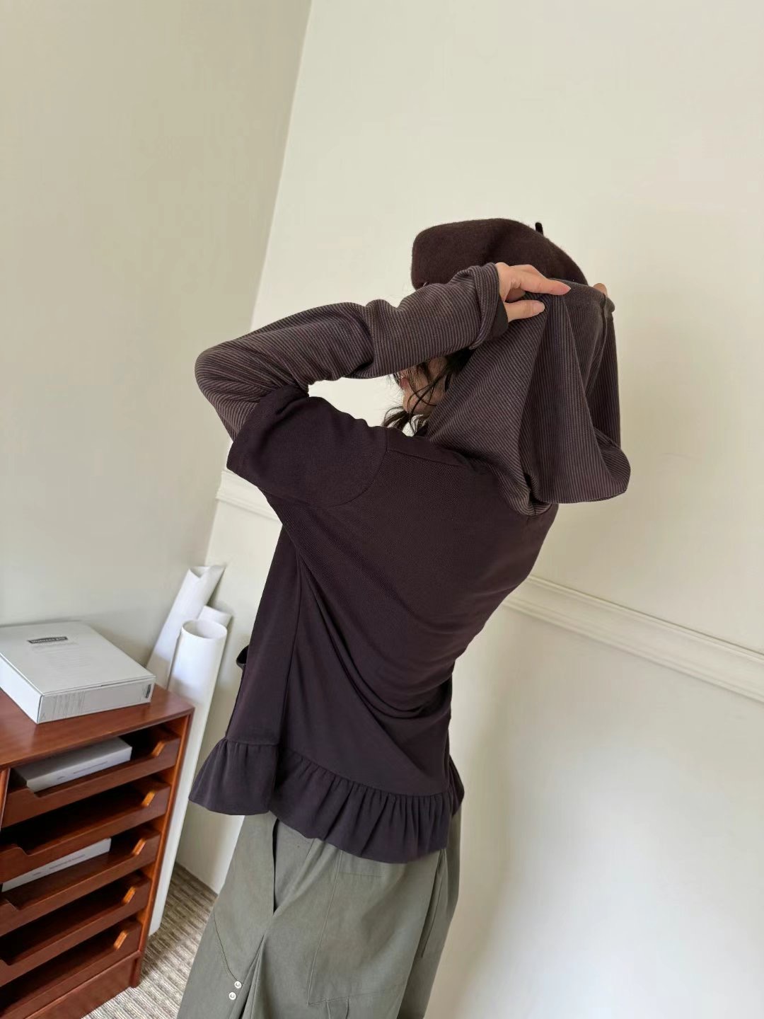 JACE LAUREN韓國直郵東大門實拍女裝新款人氣職業衛衣兜帽JACE LAUREN衛衣