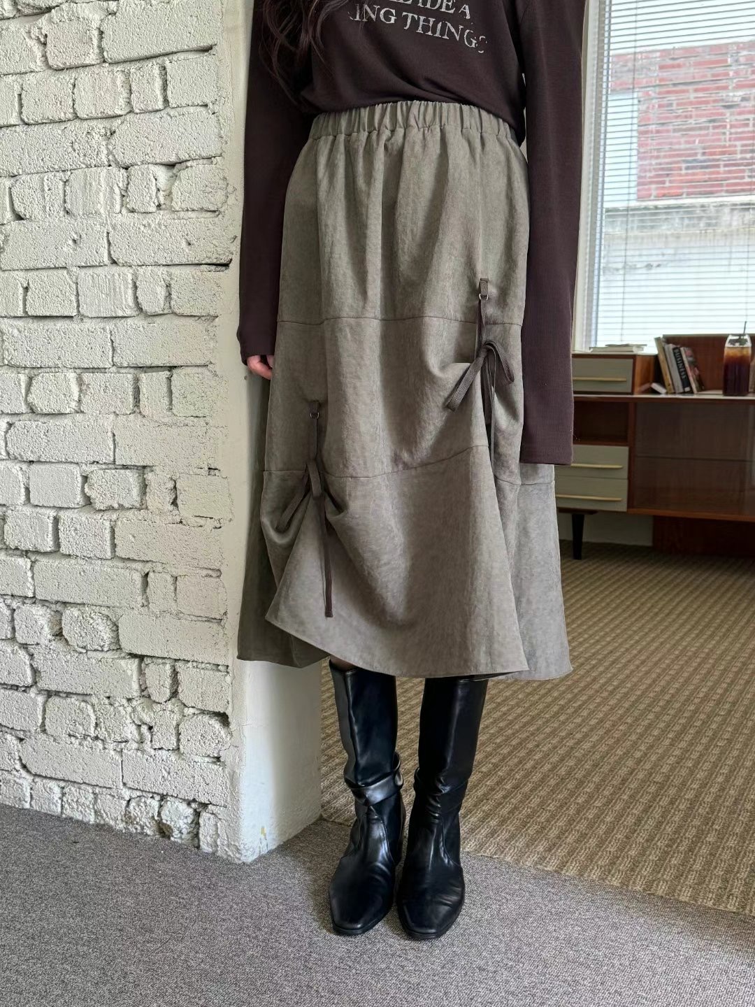 JACE LAUREN直郵韓國代購女裝新品24秋冬推薦半身裙中短裙JACE LAUREN半身裙/中短裙