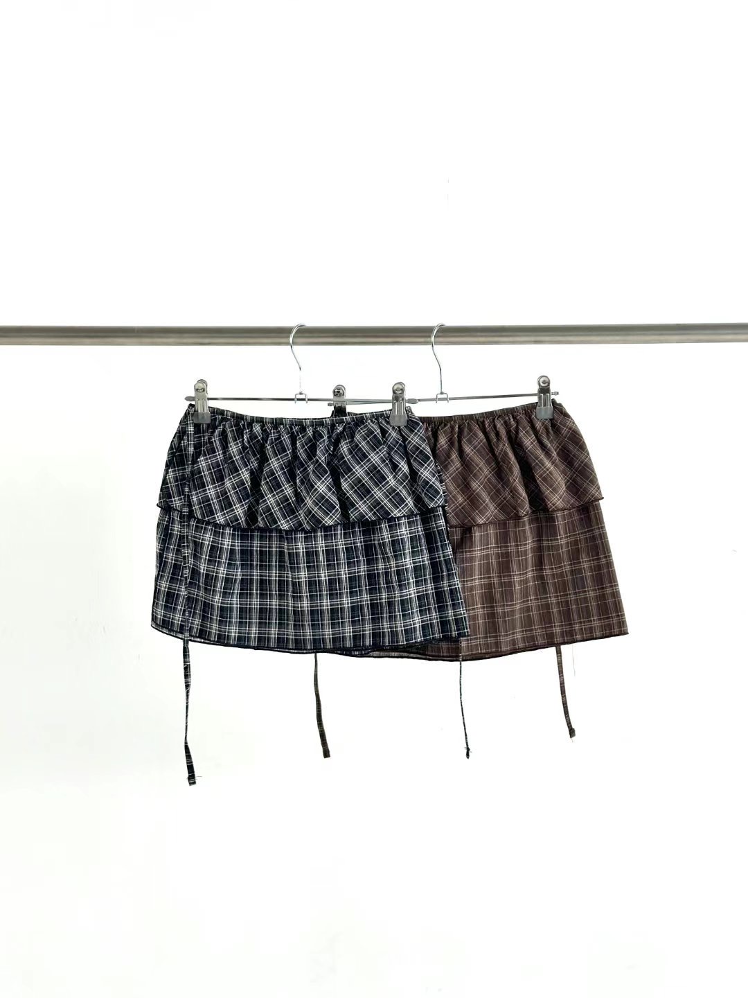JACE LAUREN韓國直郵東大門實拍女裝新品休閑人氣24秋冬短裙JACE LAUREN短裙圖色2左二色