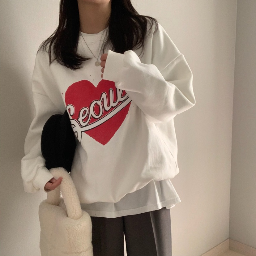 MIPPUDA韓國直郵女裝新品24秋冬人氣休閑熱賣真品衛衣拉絨MIPPUDA衛衣