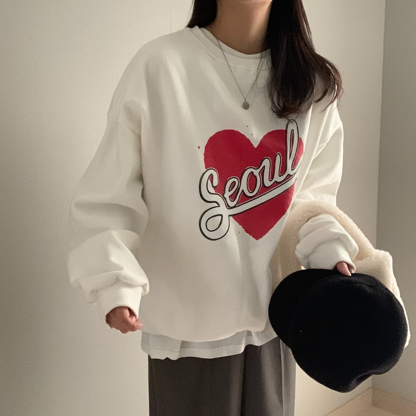 MIPPUDA韓國直郵女裝新品24秋冬人氣休閑熱賣真品衛衣拉絨MIPPUDA衛衣