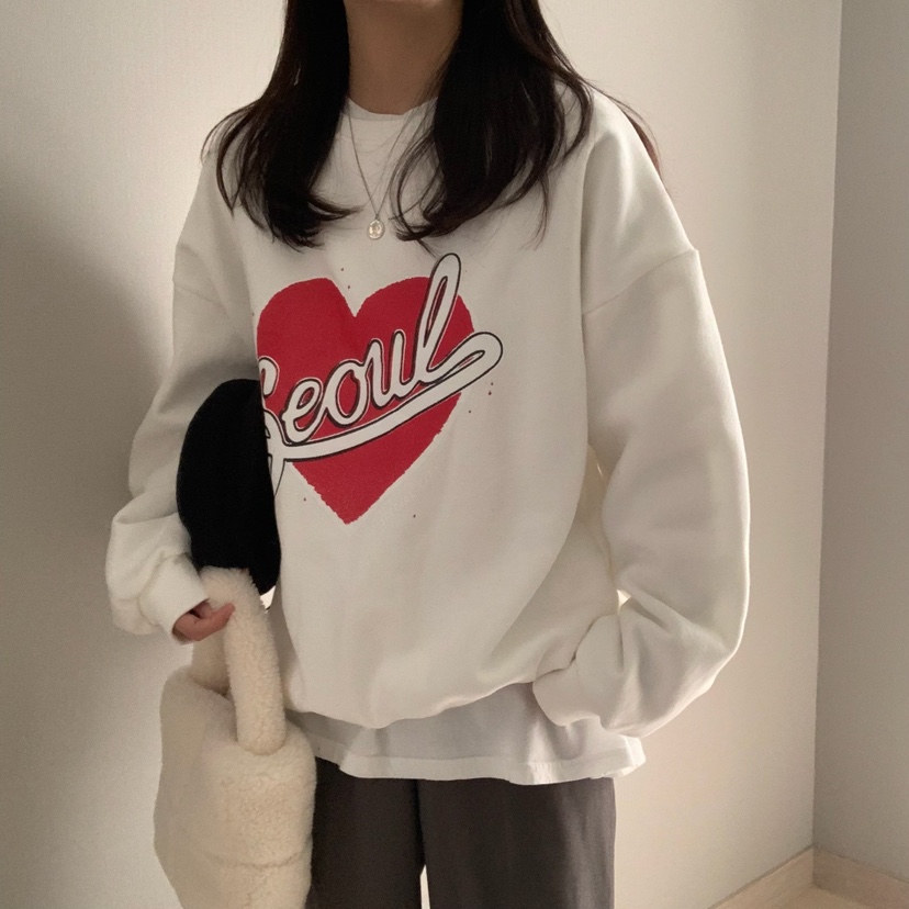 MIPPUDA韓國直郵女裝新品24秋冬人氣休閑熱賣真品衛衣拉絨MIPPUDA衛衣