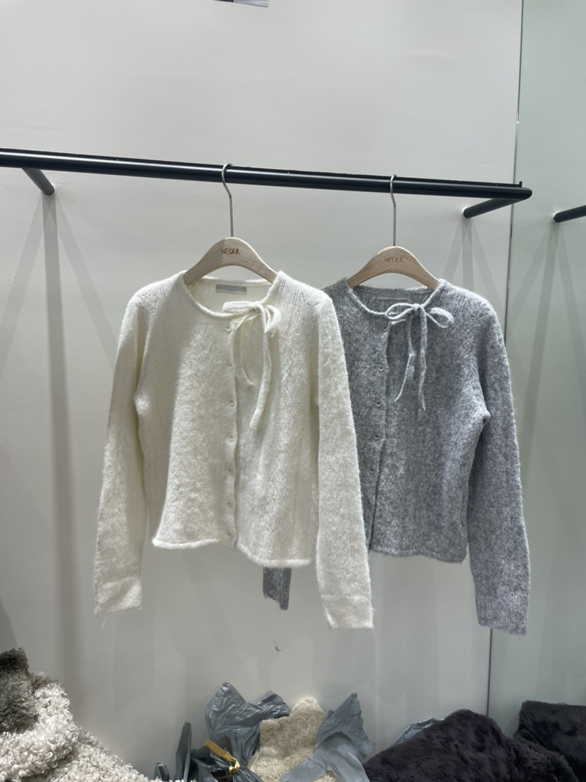 NEOUL/ahin雙領標簽韓國直郵東大門代購女裝新品休閑針織衫NEOUL/ahin雙領標簽針織衫
