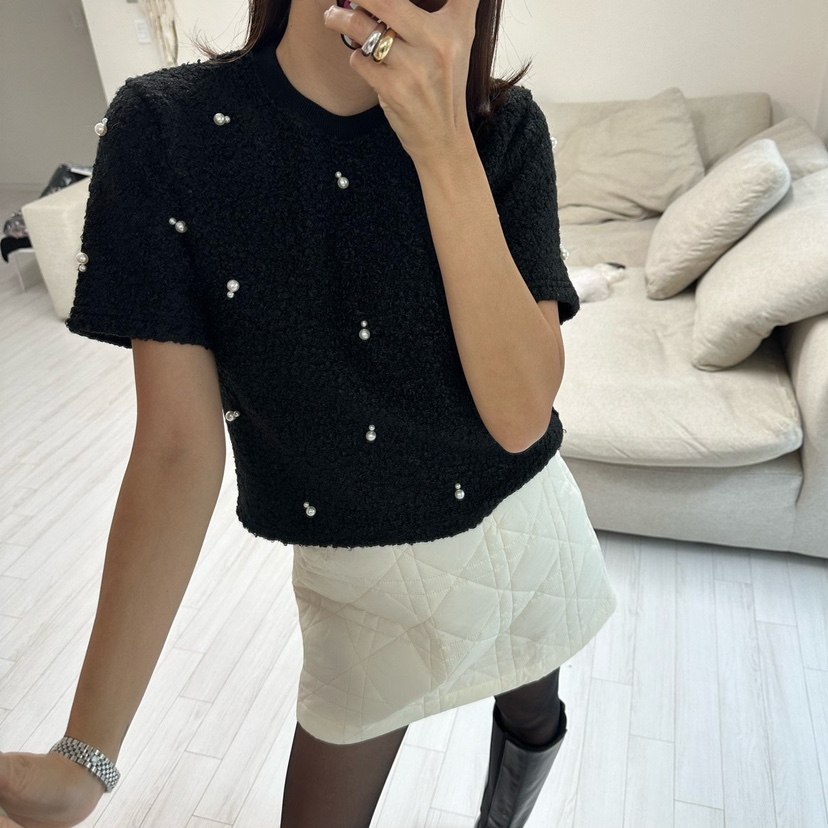 SOUIT韓國直郵東大門代購女裝新款真品休閑時尚職業人氣T恤SOUIT by mabel-LT恤圖色1