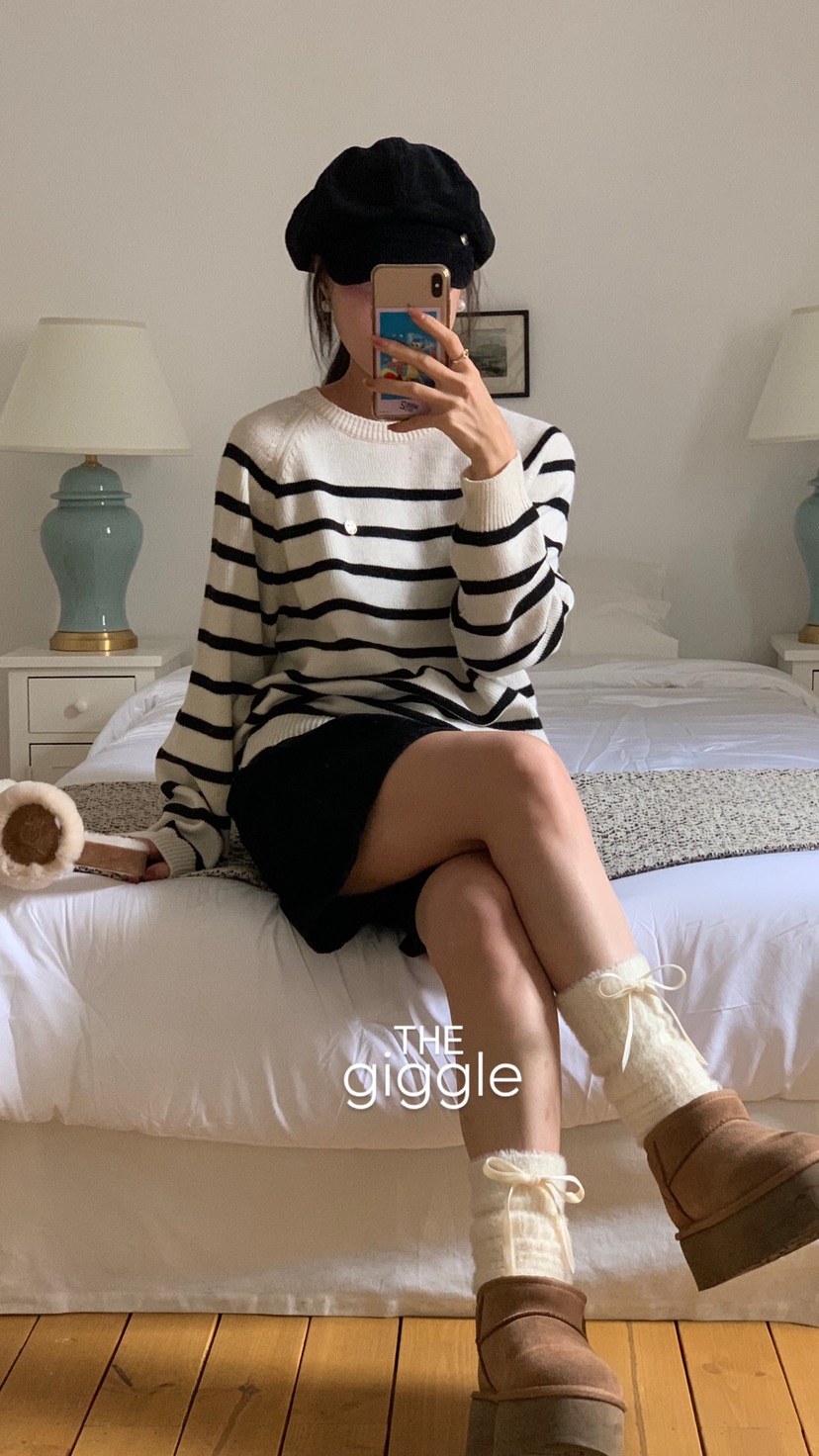 giggle韓國直郵女裝新品職業休閑推薦人氣真品時尚熱賣針織衫COMP-(COME OPEN)針織衫