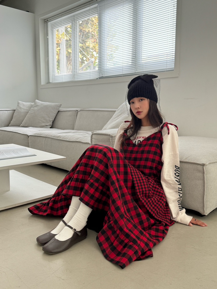 MAISON DE GLORY直郵韓國代購女裝新品24秋冬時尚連衣裙MAISON DE GLORY連衣裙