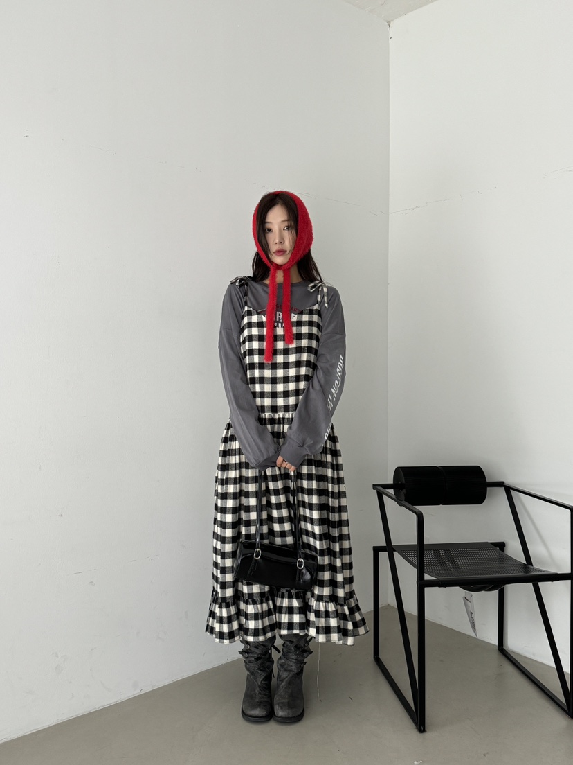 MAISON DE GLORY直郵韓國代購女裝新品24秋冬時尚連衣裙MAISON DE GLORY連衣裙