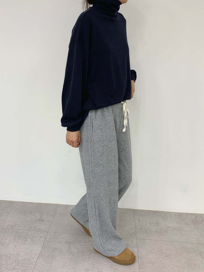 COBALT BLUE韓國直郵東大門實拍女裝新品休閑推薦休閑褲羊毛COBALT BLUE休閑褲