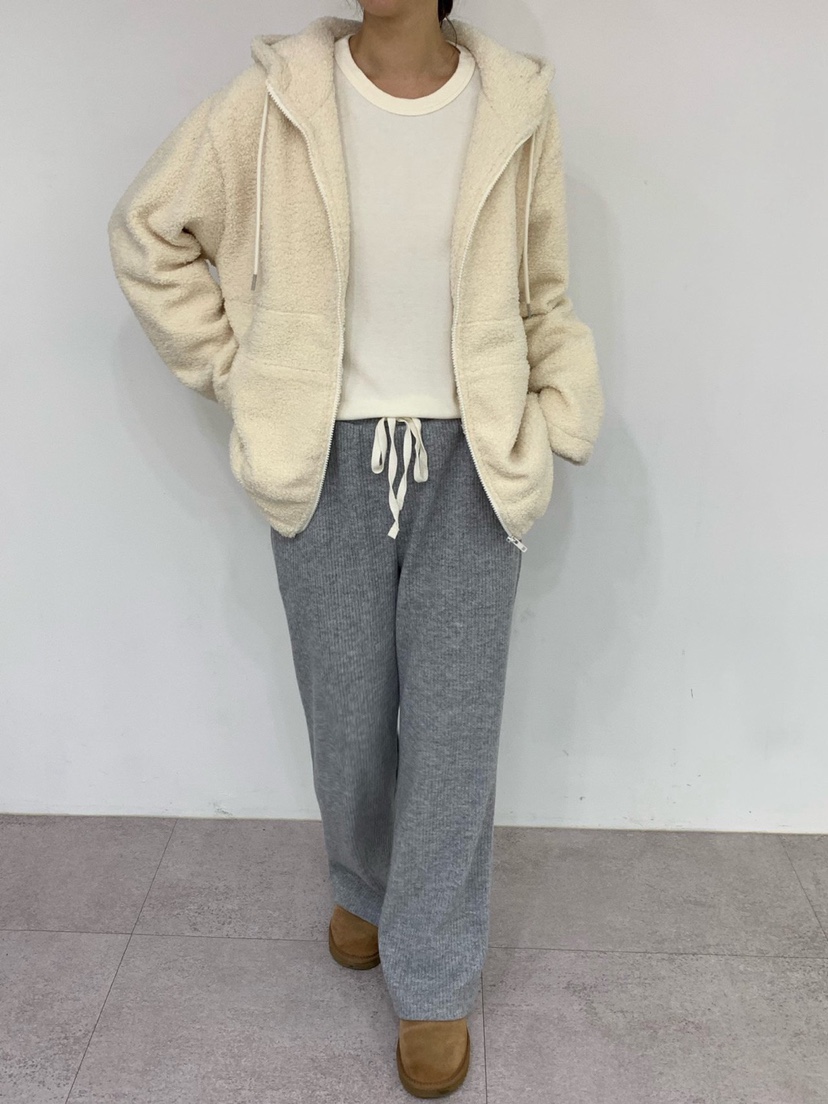 COBALT BLUE韓國直郵東大門實拍女裝新品休閑推薦休閑褲羊毛COBALT BLUE休閑褲