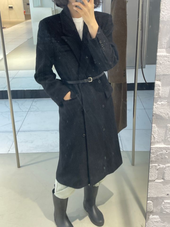 CALLIT韓國直郵女裝新品24秋冬推薦休閑職業真品中長款大衣CALLIT中長款大衣