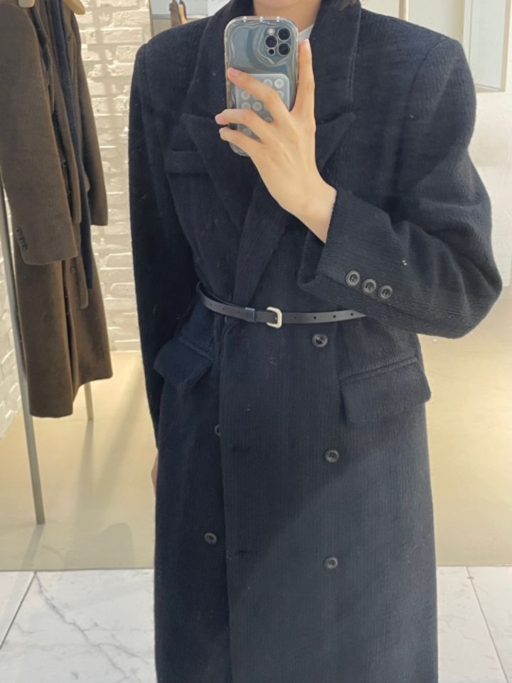 CALLIT韓國直郵女裝新品24秋冬推薦休閑職業真品中長款大衣CALLIT中長款大衣