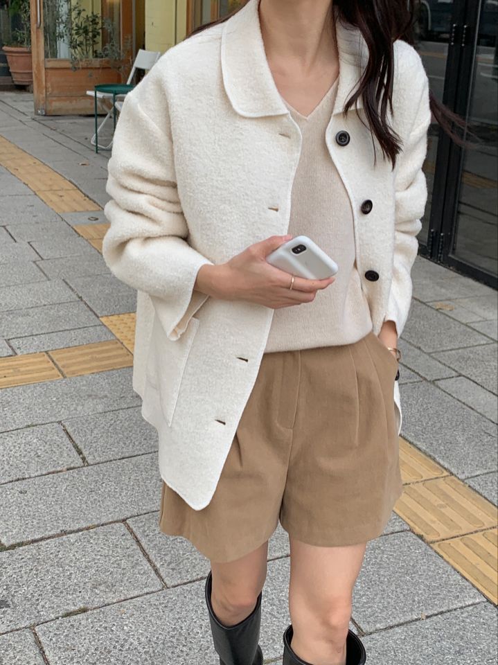 LA MUETTE/JAMIESTONE韓國直郵東大門實拍女裝新品熱賣短褲FLAT GARDEN/LA MUETTE/JAMIESTONE短褲