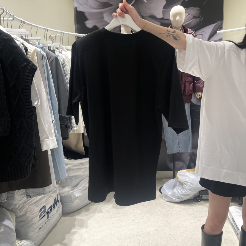 DARK BEIGE韓國直郵東大門實拍女裝新款真品休閑24秋冬T恤DARK BEIGET恤