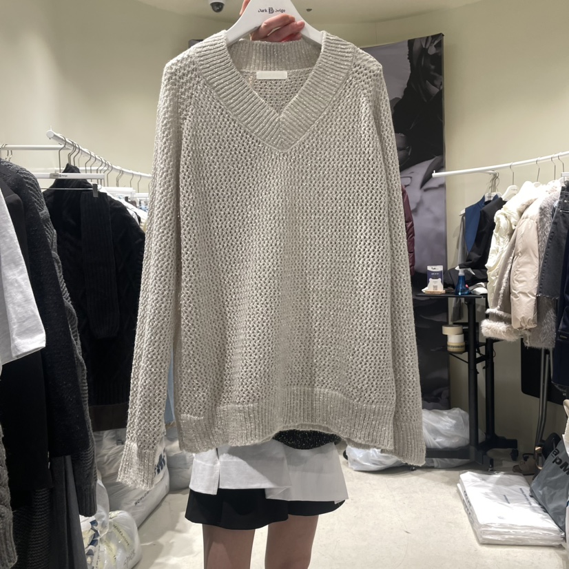 DARK BEIGE韓國直郵東大門實拍女裝新品休閑職業人氣推薦毛衣DARK BEIGE毛衣圖色3