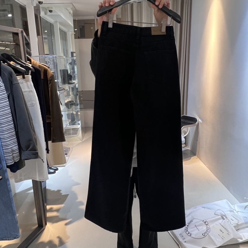 PLAT BASE韓國直郵東大門實拍女裝新品休閑人氣職業牛仔褲PLAT BASE牛仔褲