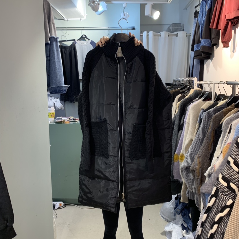 BAKHA韓國直郵女裝新品時尚職業熱賣人氣推薦休閑24秋冬長款棉服BAKHA長款棉服圖色2