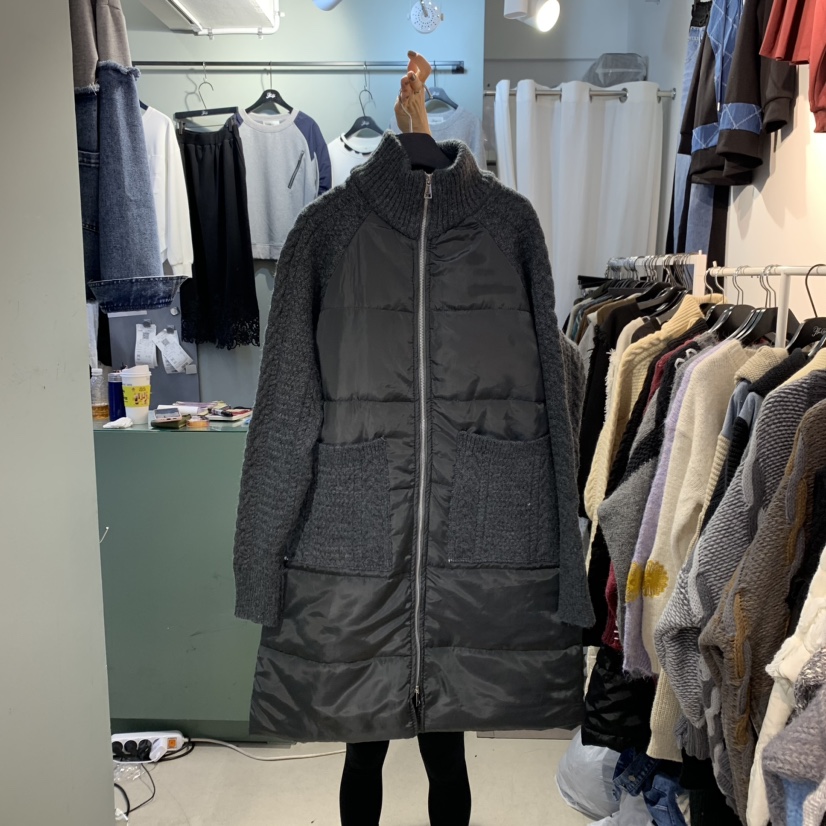 BAKHA韓國直郵女裝新品時尚職業熱賣人氣推薦休閑24秋冬長款棉服BAKHA長款棉服圖色3