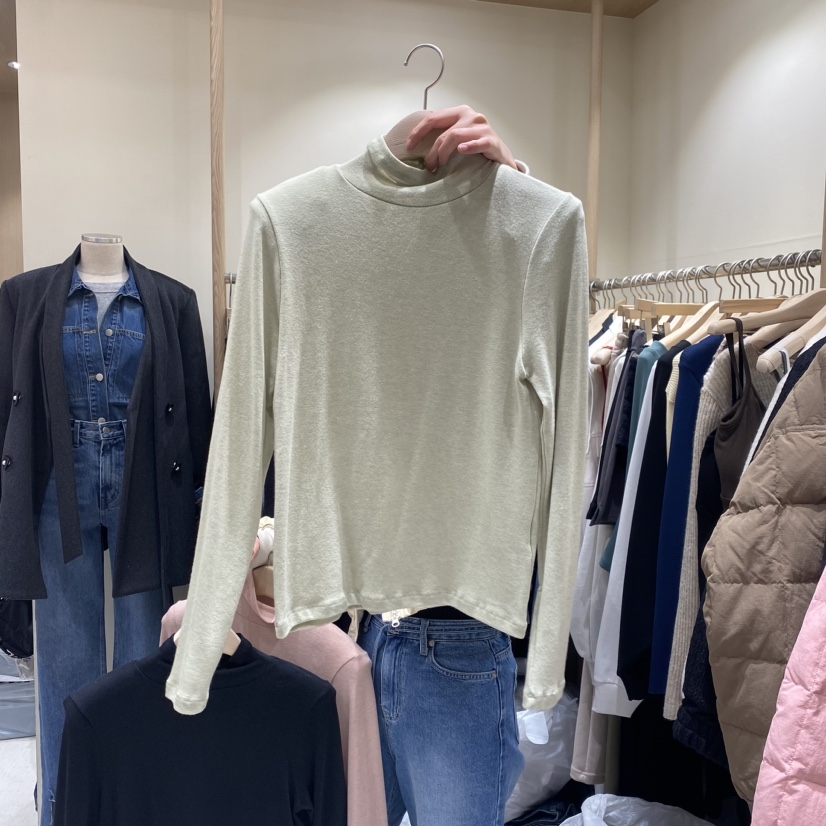 VINTAGE VIBE韓國直郵東大門實拍女裝新款休閑熱賣長袖T恤VINTAGE VIBE長袖T恤圖色2