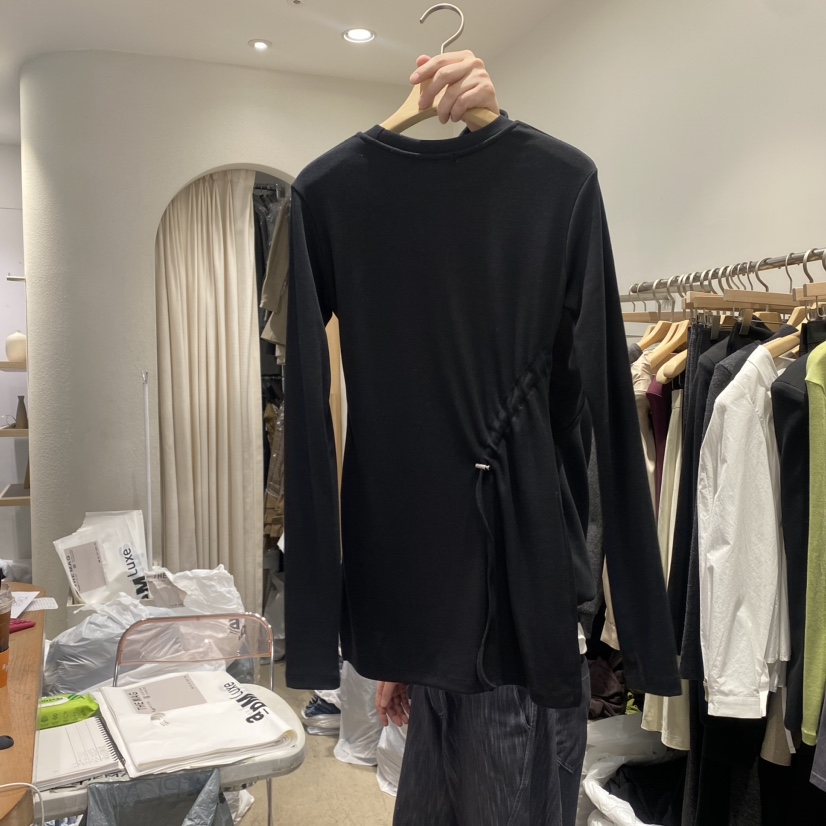 MAGNOLIA36-L直郵韓國代購女裝新款職業24秋冬長袖T恤MAGNOLIA36-L長袖T恤