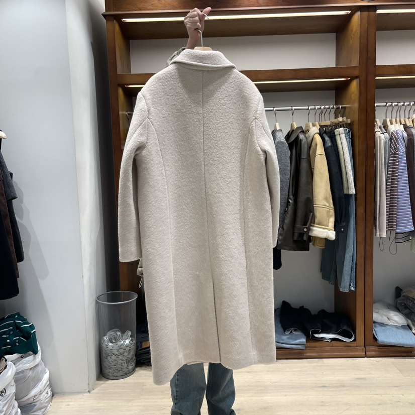 the came_l 家直郵韓國代購女裝新品人氣職業時尚中長款大衣the came_l 家中長款大衣