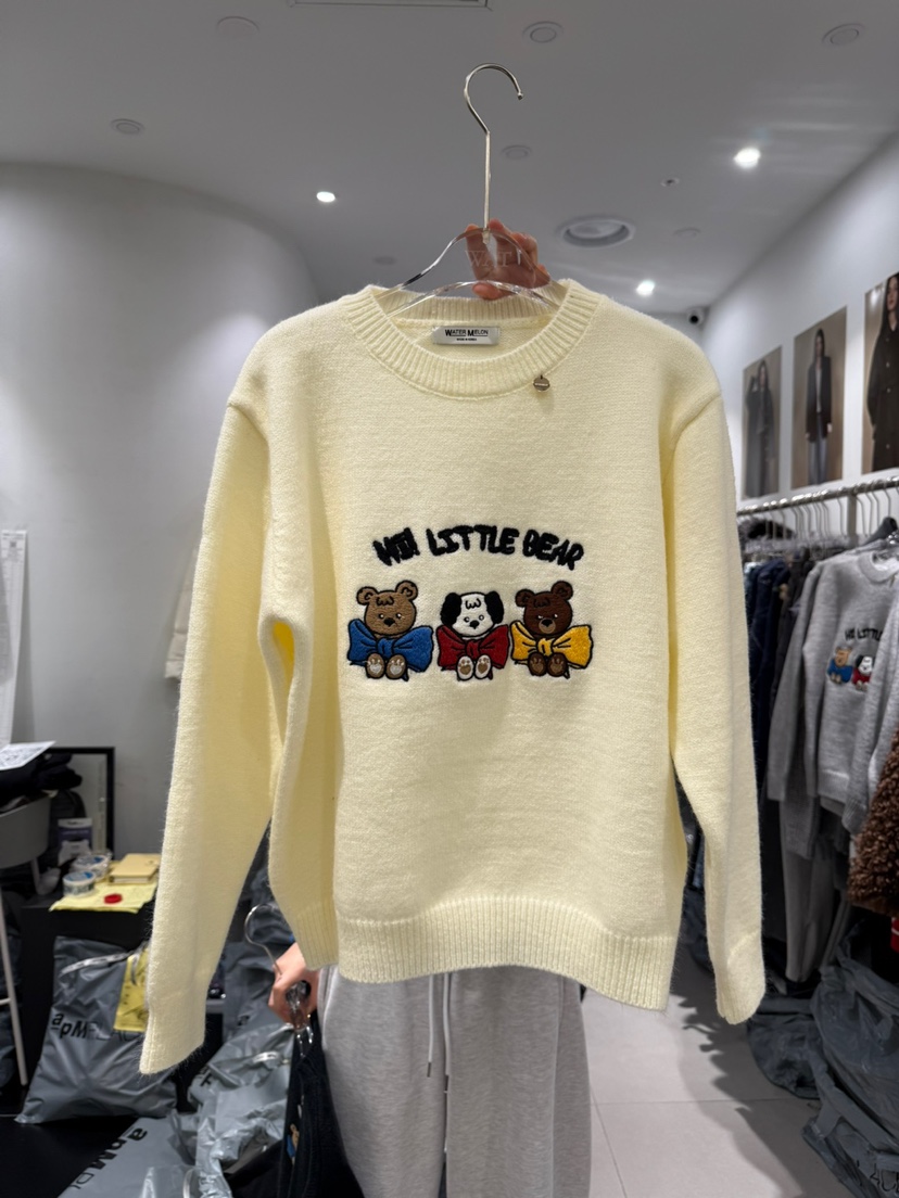 WATERMELON直郵韓國代購女裝新品休閑真品職業人氣時尚針織衫WATERMELON針織衫圖色2