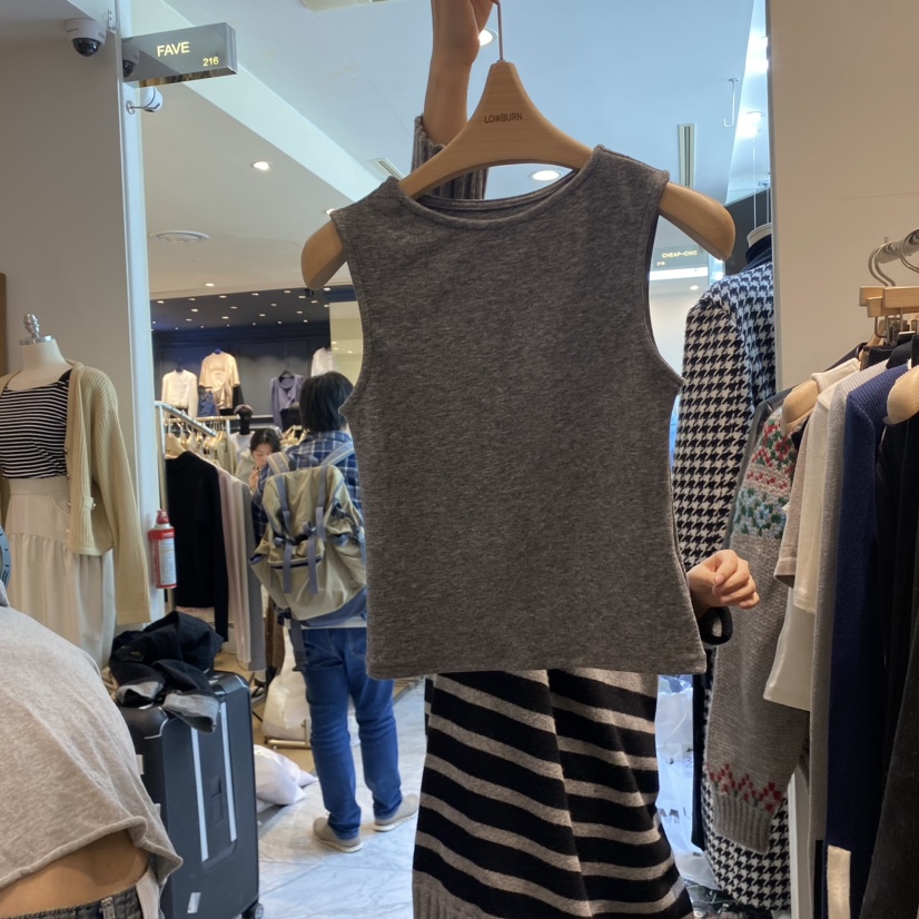 LOWBURN韓國直郵東大門實拍女裝新款時尚人氣休閑熱賣吊帶背心LOWBURN吊帶/背心圖色2
