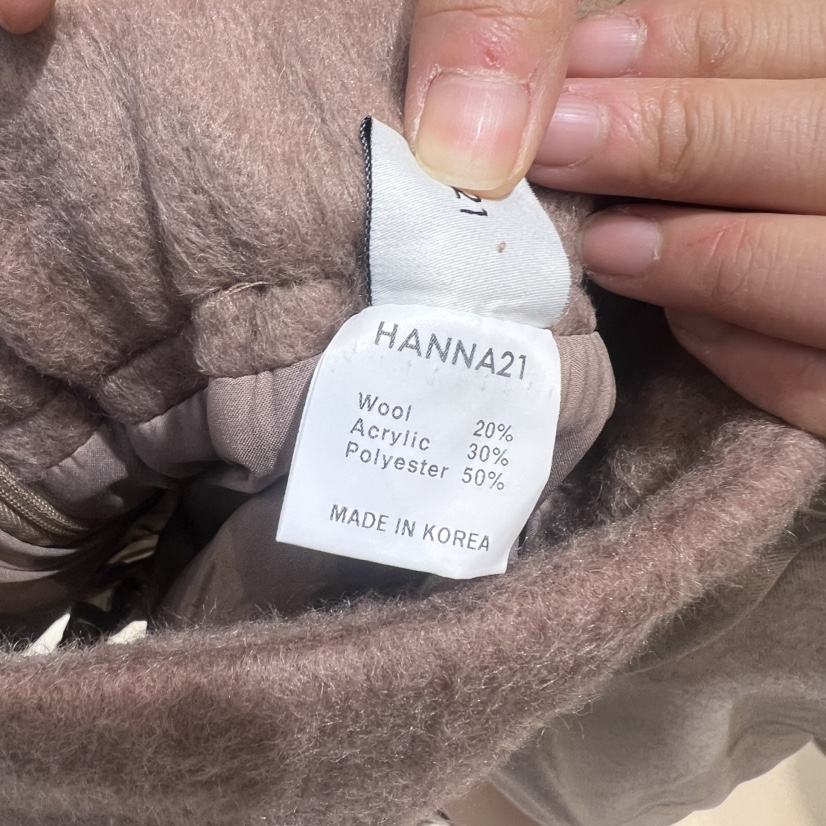 HANNA21直郵韓國代購女裝新品時尚推薦真品熱賣人氣短裙羊毛HANNA21短裙