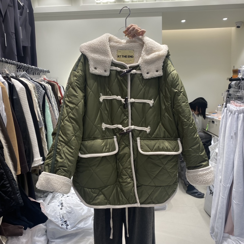 AT THE END韓國直郵女裝新款推薦休閑24秋冬熱賣人氣夾克AT THE END夾克