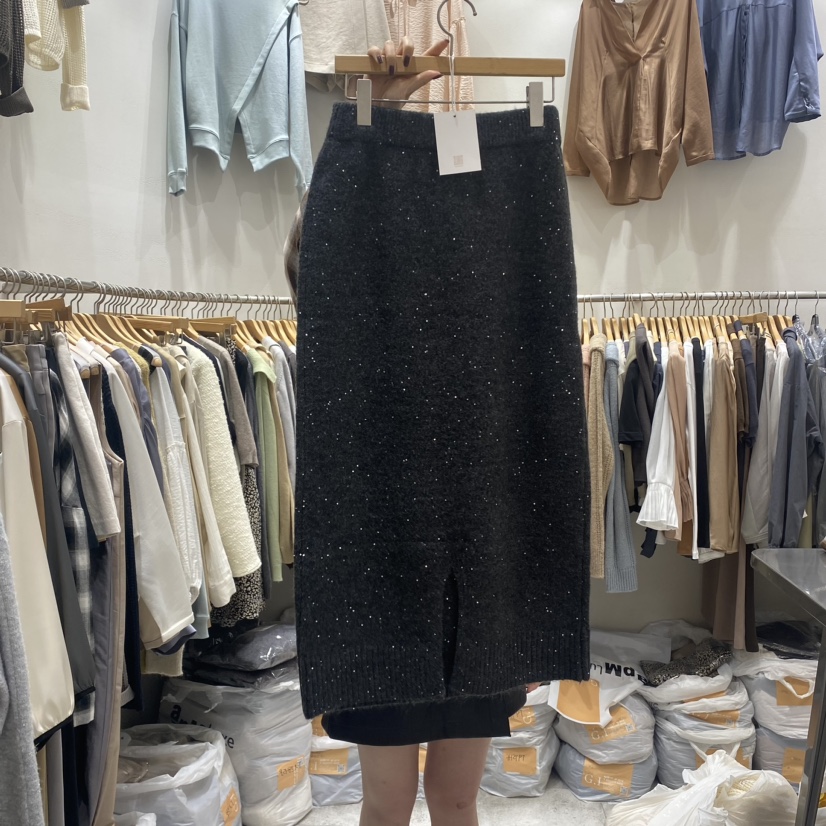 G.I-L直郵韓國代購女裝新品24秋冬真品時尚人氣熱賣長裙G.I-L長裙