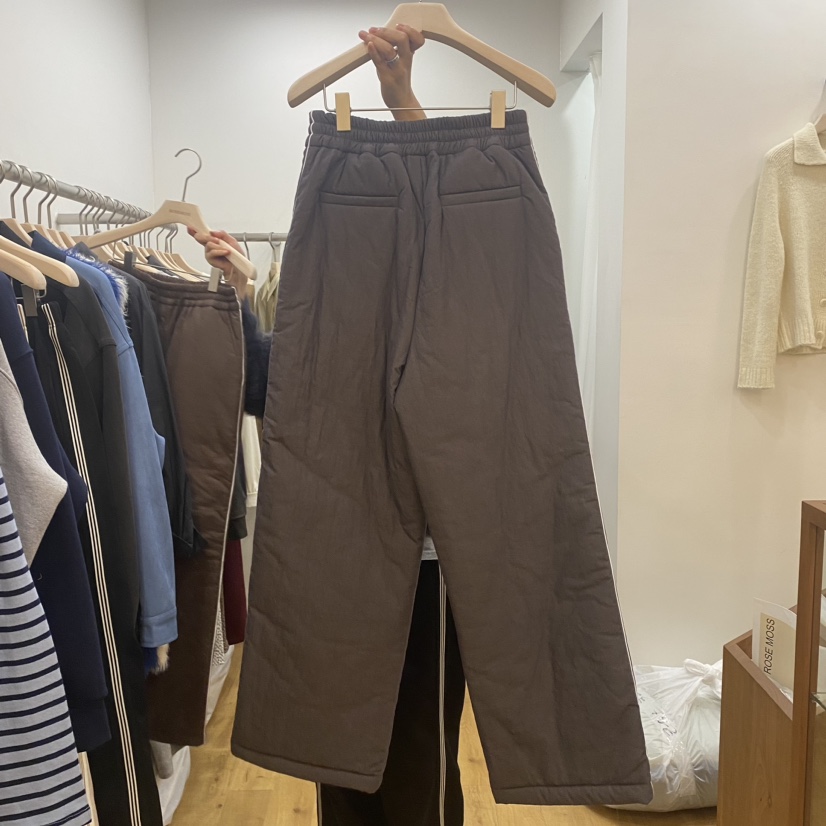 ORDINARYA韓國直郵東大門實拍女裝新品休閑24秋冬時尚休閑褲ROESMMOSS休閑褲