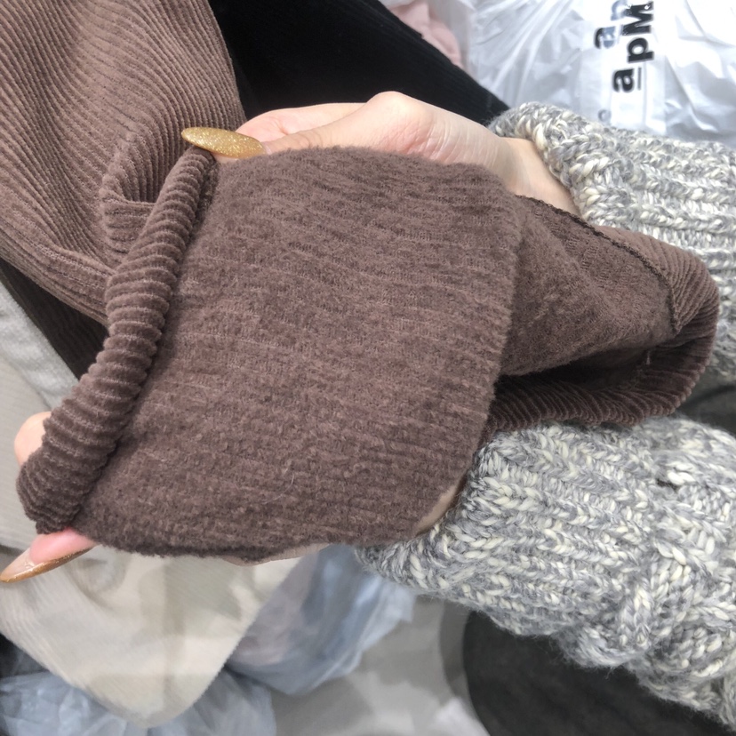 AT THE END直郵韓國代購女裝新款人氣熱賣時尚休閑褲加絨AT THE END休閑褲
