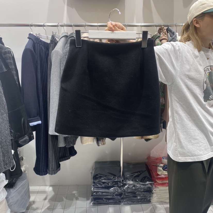 ZIPPER韓國直郵女裝新款休閑人氣推薦真品熱賣24秋冬裙褲羊毛ZIPPER裙褲圖色2