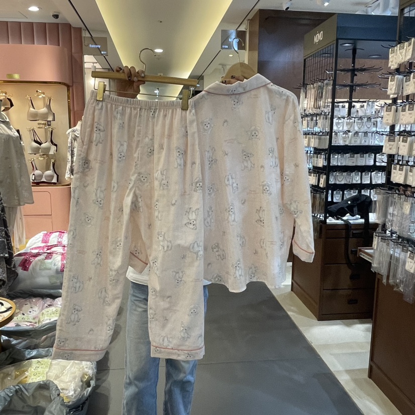 LA LINGERIE-P韓國直郵東大門實拍女裝新款時尚休閑熱賣睡衣LA LINGERIE睡衣
