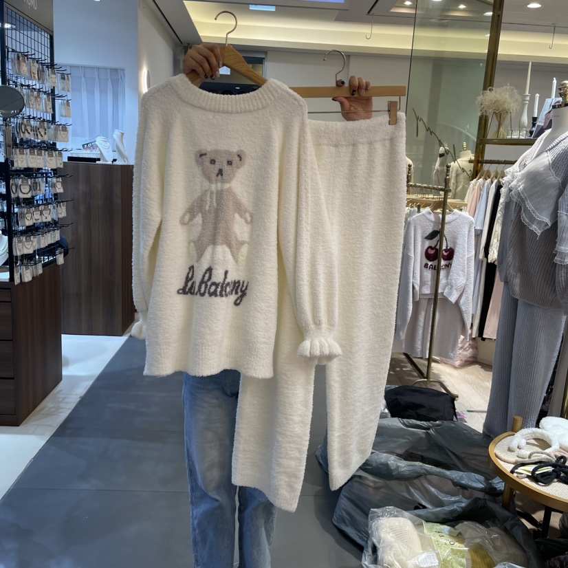 LA LINGERIE-P韓國直郵東大門實拍女裝新品人氣24秋冬睡衣LA LINGERIE睡衣