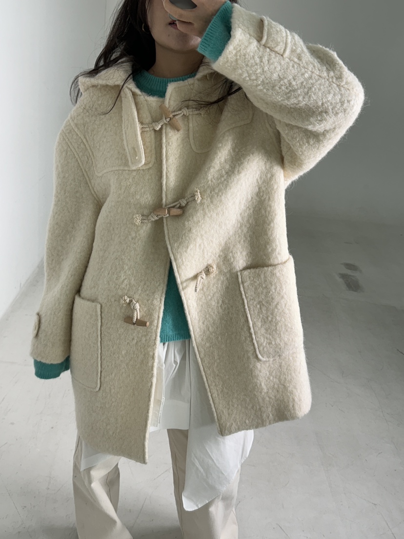 MUSHROOM EFFECT韓國直郵東大門實拍女裝新品24秋冬中長款大衣MUSHROOM EFFECT中長款大衣