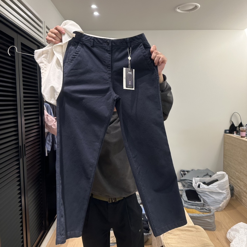 REMOOD直郵韓國代購女裝新款職業推薦時尚24秋冬休閑休閑褲FRENCH DOOR休閑褲圖色3