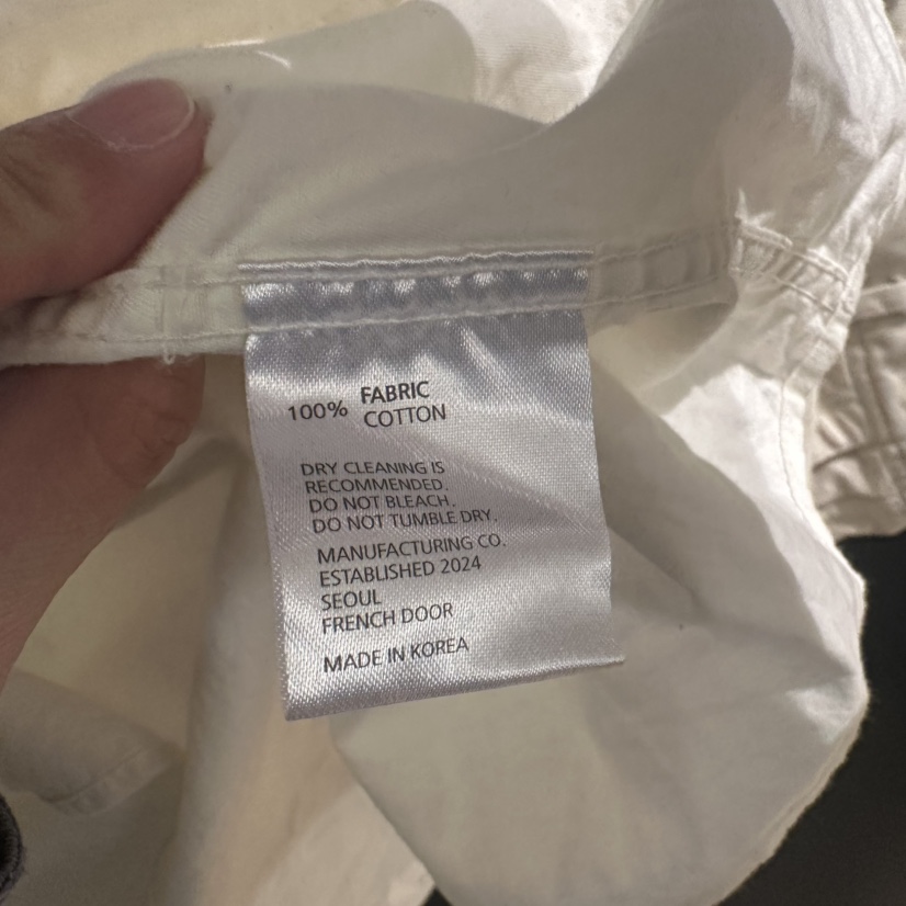 REMOOD直郵韓國代購女裝新品休閑24秋冬真品職業襯衫蕾絲衫FRENCH DOOR襯衫/蕾絲衫