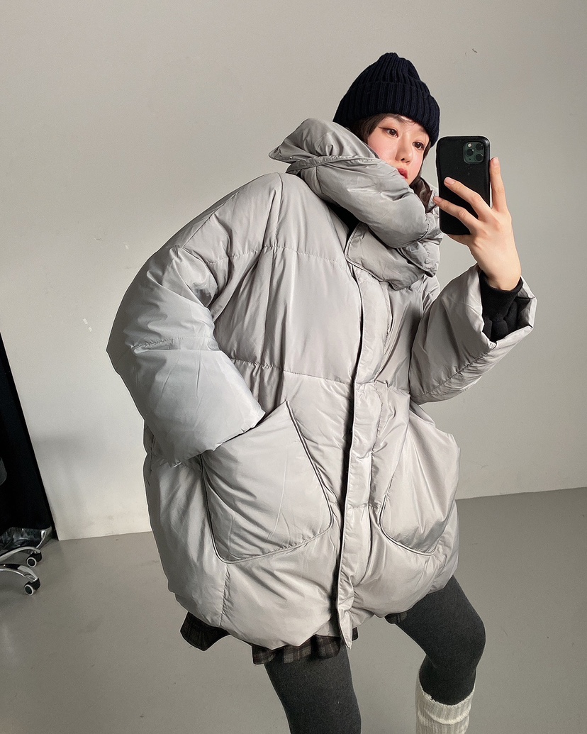 VENEFIT/JENNIE韓國直郵女裝新品人氣24秋冬短款棉服含圍巾填充VENEFIT/JENNIE短款棉服圖色2