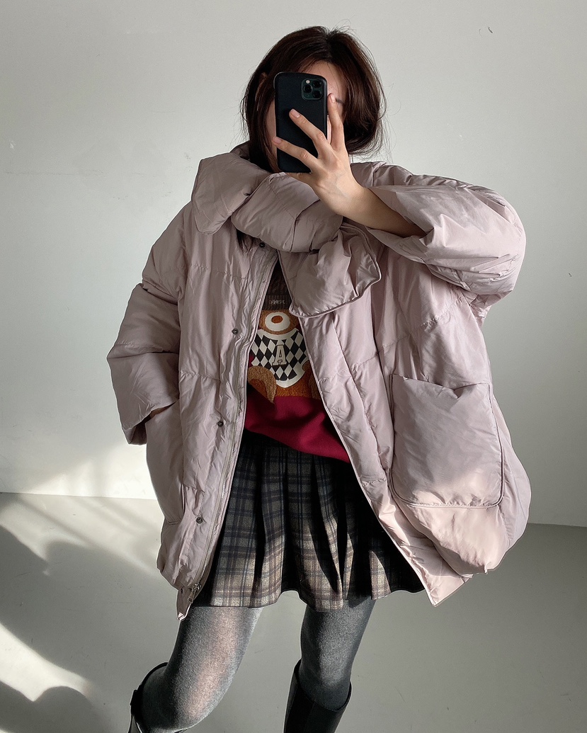 VENEFIT/JENNIE韓國直郵女裝新品人氣24秋冬短款棉服含圍巾填充VENEFIT/JENNIE短款棉服圖色3